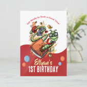 Bookworm誕生日Bash招待状 招待状 (スタンド正面)