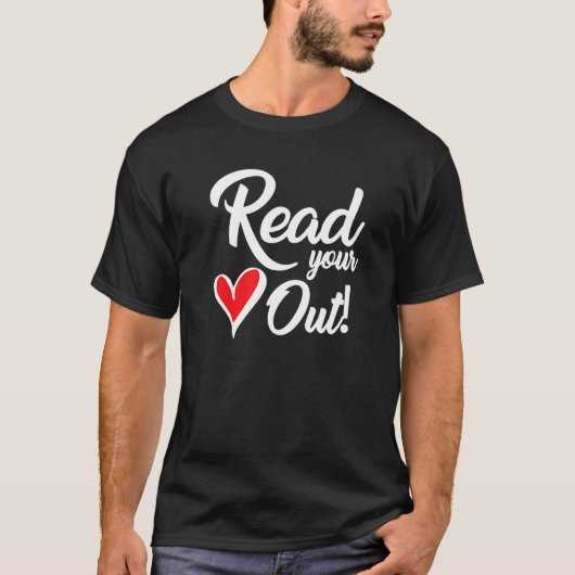 Bookworm読ハート Tシャツ (正面)