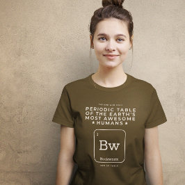Bookworm賢い周期テーブル Tシャツ