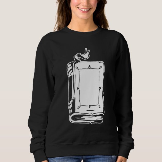 Bookworm Books Bibliophile Librarian Literature  B スウェットシャツ (正面)