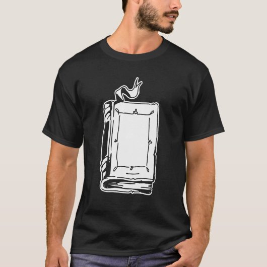 Bookworm Books Bibliophile Librarian Literature  B Tシャツ (正面)