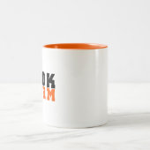 Bookworm、Books lover ツートーンマグカップ (中央)