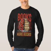 Bookworm Books  Reading Tシャツ (正面)
