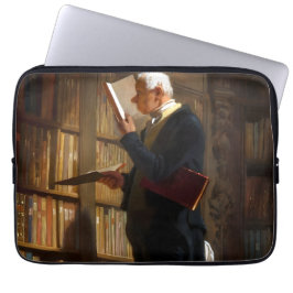 Bookworm Carl Spitzweg Art ラップトップスリーブ