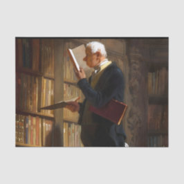 Bookworm Carl Spitzweg Art 薄葉紙