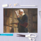 Bookworm Carl Spitzweg Art 薄葉紙 (クラフト)