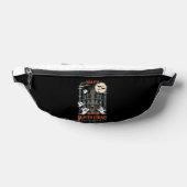 Bookworm Halloween Shirt Haunted Library ファニーパック (レイダウン)