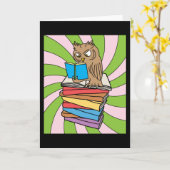 Bookworm OwlライブラリBookworm カード (黄色い花)