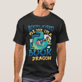 Bookworm Please Im A Book Dragon Book Reading Tシャツ (正面)