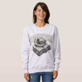 Bookworm Reading Humor Sweatshirt スウェットシャツ (正面フル)