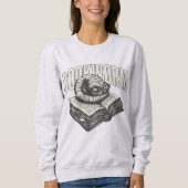 Bookworm Reading Humor Sweatshirt スウェットシャツ (正面)
