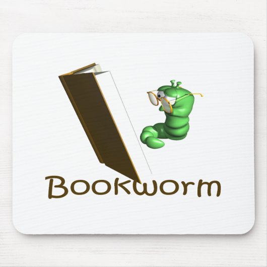 Bookworm Tシャツとギフト。 マウスパッド (正面)