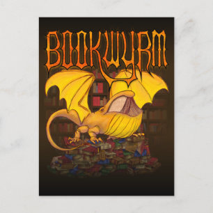 Bookwyrm:図書館ドラゴン ポストカード