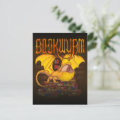 Bookwyrm:図書館ドラゴン ポストカード (スタンド正面)