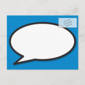 BOOM日付の保存おもしろい インビテーションポストカード (裏面)