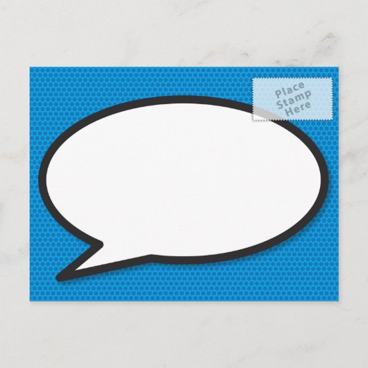 BOOM日付の保存おもしろい インビテーションポストカード (裏面)