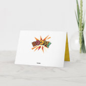 BOOM日付保存おもしろいレトロ漫画ブックアーポップ・アートのト 案内状 (裏面)