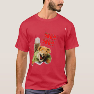 boom boom basil brush tシャツ