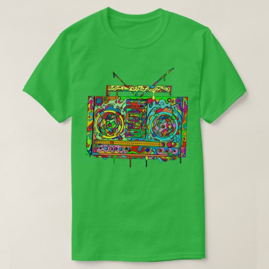 Boom Box Tシャツ (デザイン正面)