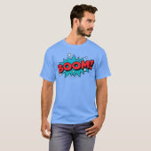 Boom Comic Book Cartoon Funny Pop Art Design Vinta Tシャツ (正面フル)