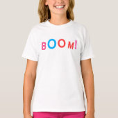 BOOM! Comic Typography T-Shirt Tシャツ (正面)