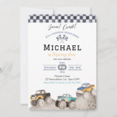 Boom Crash Monster Truck Bash 招待状 (正面)