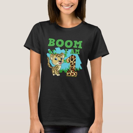 Boom Im 1 Leopard Tシャツ (正面)