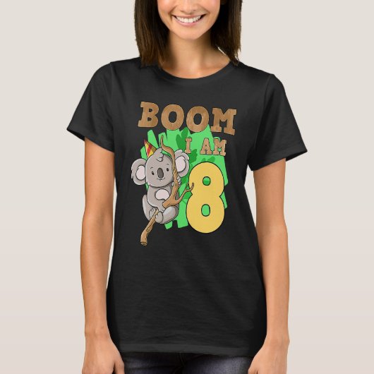 Boom Im 8 Koala Tシャツ (正面)