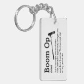Boom Op Definition – フィルムおもしろいクルー キーホルダー (正面左)