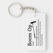 Boom Op Definition – フィルムおもしろいクルー キーホルダー (正面)