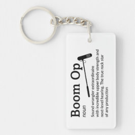 Boom Op Definition – フィルムおもしろいクルー キーホルダー