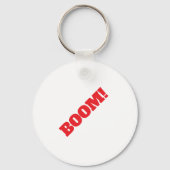 BOOM Professional elegant modern minimalist plain キーホルダー (正面)