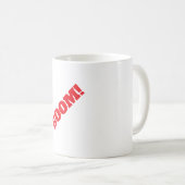 BOOM Professional elegant modern minimalist plain コーヒーマグカップ (正面右)