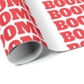 BOOM Professional elegant modern minimalist plain ラッピングペーパー (ロールコーナー)