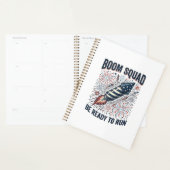 Boom Squad 愛国 花火 ヴィンテージ Tシャツ デザイン プランナー手帳 (ディスプレー)