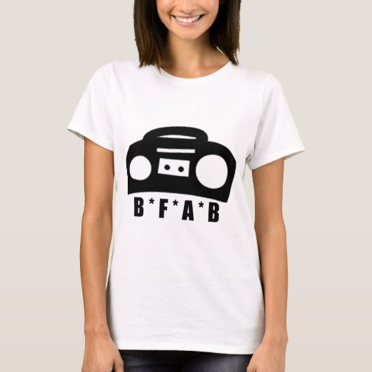 boomboxから生まれるBFABの~ Tシャツ (正面)