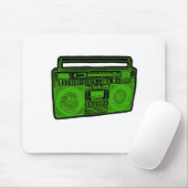 boomboxのゲットーの発破工のラジオ マウスパッド (マウス)