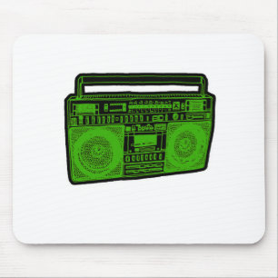 boomboxのゲットーの発破工のラジオ マウスパッド