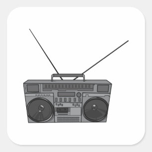 Boomboxのゲットーの発破工のJamboxの無線カセット スクエアシール