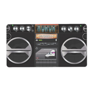 Boomboxのゲットーの発破工 ラベル