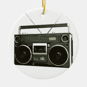 Boomboxのステレオラジオ セラミックオーナメント