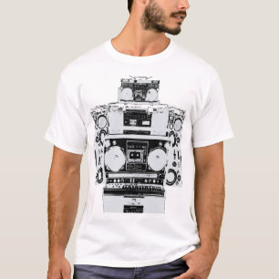 Boomboxのダンスのロボット Tシャツ