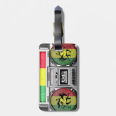 boomboxのレゲエ ラゲッジタグ (裏面縦)