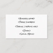 Boomboxの名刺 名刺 (裏面)