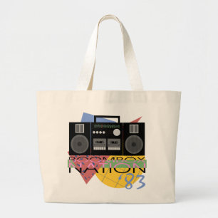 Boomboxの国家83 ラージトートバッグ