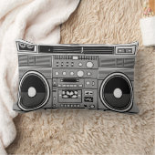 BoomBoxの枕 ランバークッション (ブランケット)