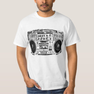 Boomboxの落書き Tシャツ