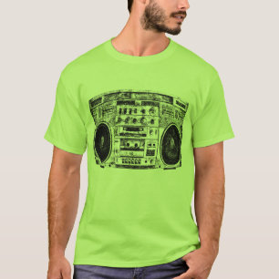Boomboxの落書き Tシャツ
