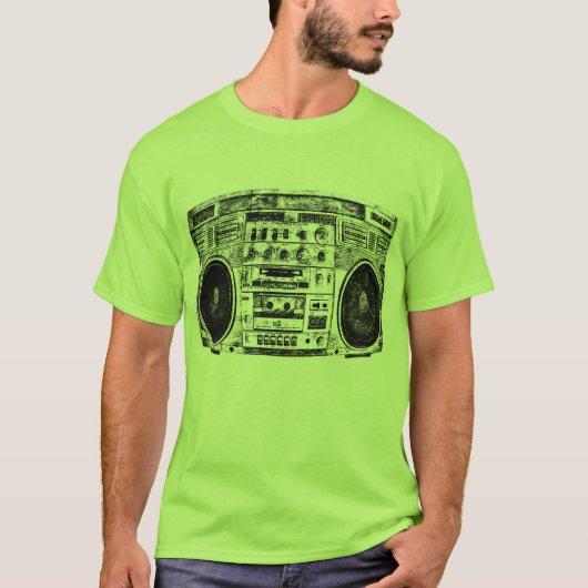 Boomboxの落書き Tシャツ (正面)