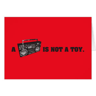 Boomboxはおもちゃではないです